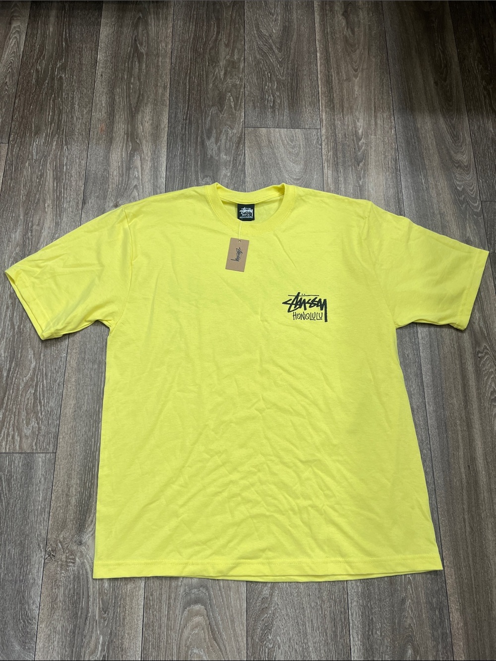 Stussy Honolulu Yellow Tee